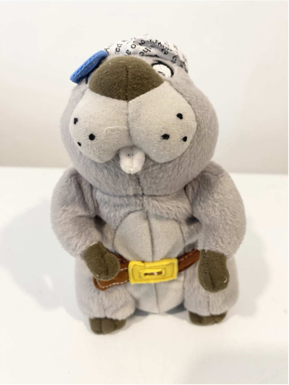 Vintage 90s Disney Winnie the Pooh Gopher Plush Fisher Price Star Bean 7"
